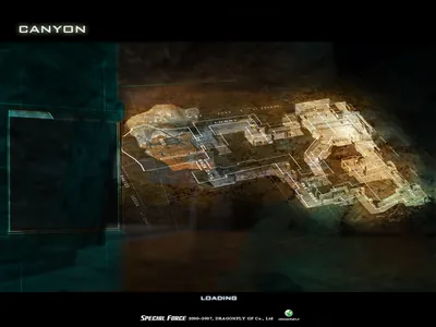 Canyon, the map's loading picture
