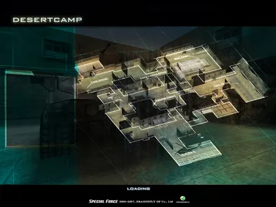 Desert Camp, the map's loading picture