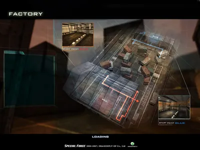 Factory, the map's loading picture