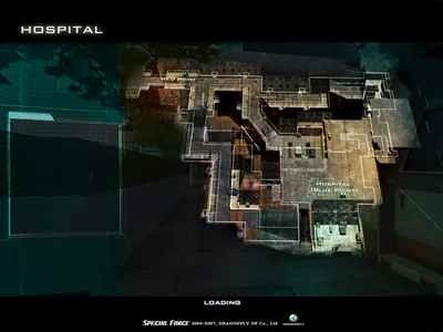 Hospital, the map's loading picture