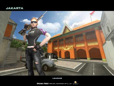 Jakarta, the map's loading picture