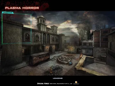 Plasma Horror, the map's loading picture