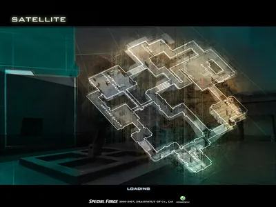 Satellite, the map's loading picture