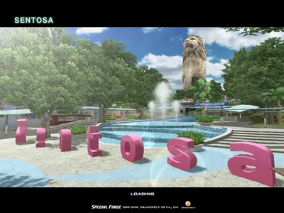 Sentosa, the map's loading picture