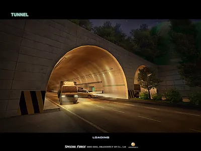 Tunnel, the map's loading picture