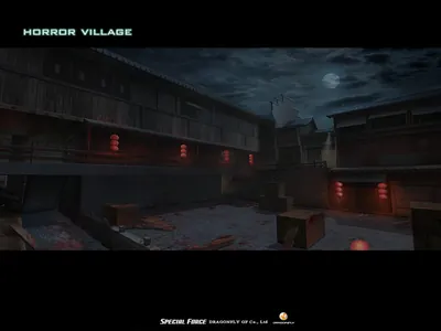 Village Horror, the map's loading picture